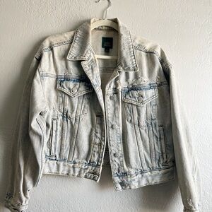 WILD FABLE US S washed denim jacket